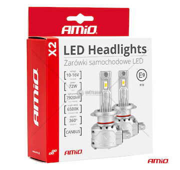 LED žárovky hlavního svícení X2 Series H3 AMiO