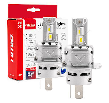 LED žárovky hlavního svícení X2 Series H4/H19 AMiO
