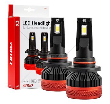 LED žárovky hlavního svícení X3 Series HB4 9006 AMiO