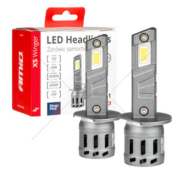 LED žárovky X5-series WINGER H1 6000K max 30W AMIO-03943