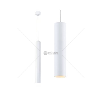 LED závěsné světlo, bílá tuba 8W, 230V KAXL