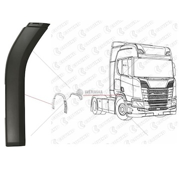 Lem blatníku kabiny p - zadní díl scania l,p,g,r,s 500-730hp euro 6 od 08.2016 0295154_A