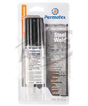 Lepidlo dvousložkové permatex na kov od -51°c do +149°c/306 atm, 25ml  0052213_A