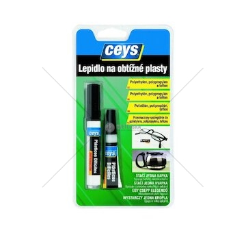 Lepidlo na obtížné plasty 3g + 4ml