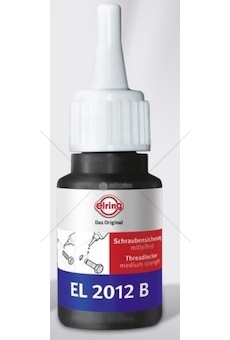 Lepidlo zajištění šroubů elring - střední pevnost -modrá 55/+150 °c , 10ml  0206673_A
