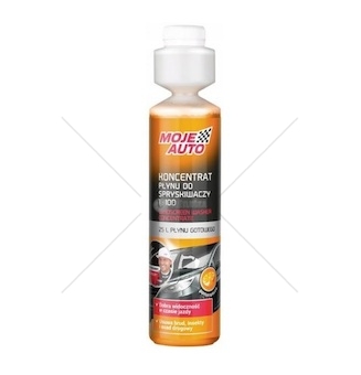 Letní směs do ostřikovačů - koncentrát 1-100 250ml Pomeranč MojeAuto