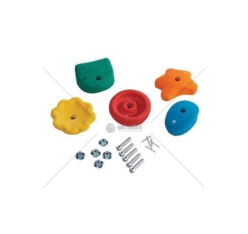 Lezecké úchyty mix (kameny) - velké, sada 5ks KAXL