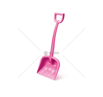 Lopata na sníh, dětská, růžová KIDY
