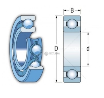 Ložisko 6314 A kuličkové