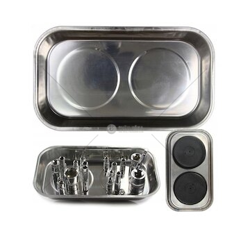 Magnetická miska obdélníková 240x140mm, 2 magnety MAR-POL