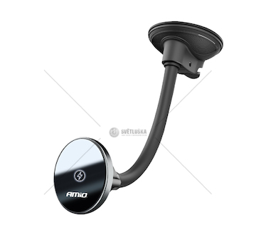 Magnetický držák telefonu s bezdrátovým indukčním nabíjením 15W AMIO-03777