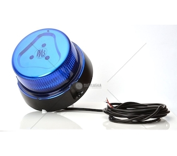 Maják 12/24V modrý WAS W112/853.3