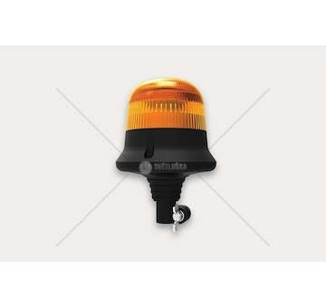 Maják 12/55V diodový oranžový na tyčku FRISTOM FT-150LEDPI