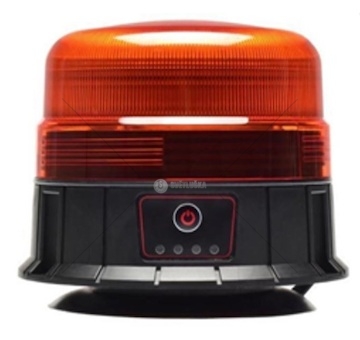 Maják oranžový 12/24V LED bateriový AKU8800mA