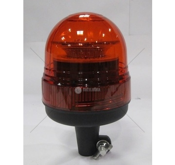 Maják oranžový CREE LED 12-24V na tyčku výška 186mm