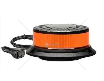 Maják oranžový LED 12-24V 36LED 52x94mm upevnění na magnet