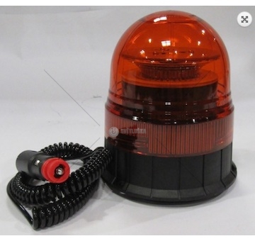 Maják oranžový  LED 12-24V magnetický/3-úchyty 