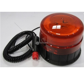 Maják oranžový LED 12-24V magnetický/3-úchyty 