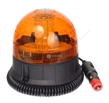 Maják oranžový LED 12-24V magnetický/3-úchyty 