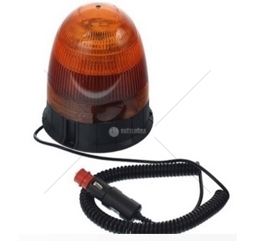 Maják oranžový LED 12-24V magnetický/3-úchyty 