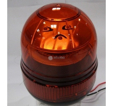 Maják oranžový LED 12-24V na šroub 197x129mm