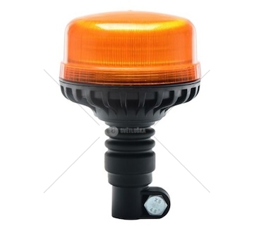 Maják oranžový LED 12-24V upevnění na pružný třmen 167x115mm 36LED