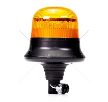 Maják výstražný dvojzáblesk, na tyč 12v/36v led, s rychlospojkou typ plug-in din14620 0610801_A