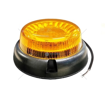 Maják výstražný rotační 12v/24v led oranžový, pevná montáž, kabel 1,5m 0429605_A
