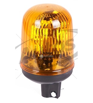 Maják výstražný rotační 12v h1/55w oranžový na trubku bez kloubu 0089883_A