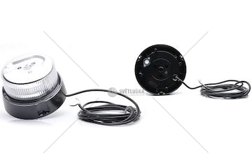 Maják žlutá LED.12/24V WAS W126/866.10