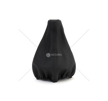 Manžeta řadící páky kožený černé nitě