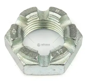 Matice m24x2 korunková zinkovaná nízká | TZ069540