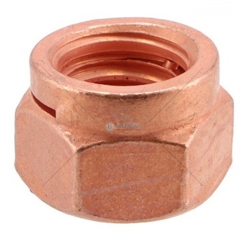 Matice potrubí výfuku MB M10*1,5 měď FEBI FE39064