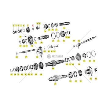 Matice převodovky M26x1,5 Multicar M25 4x4, M26.0,1,2,4,5