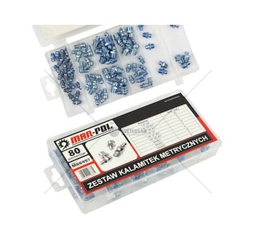 Mazací hlavice (metrický závit), sada 70ks MAR-POL