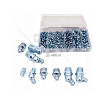 Mazací hlavice (Whitworthův-palcový závit), sada 110ks MAR-POL