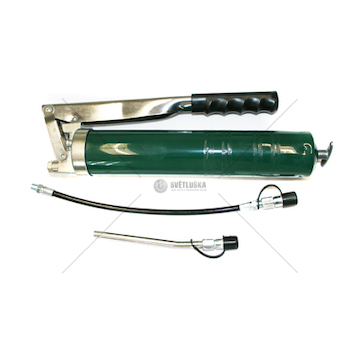 Mazací lis pákový zelený 500ml s otvorem - sada