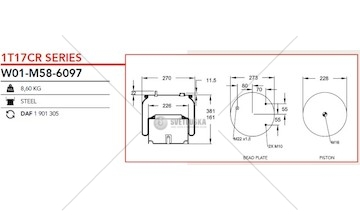 Měch DAF XF,CF KPL FIRESTON W01M586097
