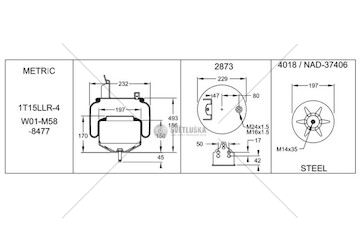 Mech, pneumaticke odpruzeni FIRESTON W01M588477