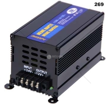 Měnič napětí 24/12V 20A max. 30A
