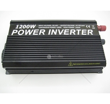 Měnič napětí 24V/220V 1200W  81200/24V