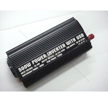 Měnič napětí  24V/220V 500W  8500U/24V