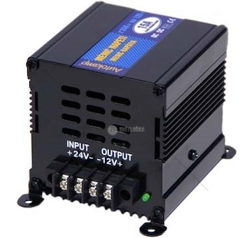 Měnič napětí DC/DC - 24V/12V, 15A trvale, 20A max