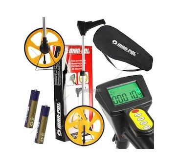 Měřící kolečko 32cm, 0-99999,9m s LCD počítadlem MAR-POL