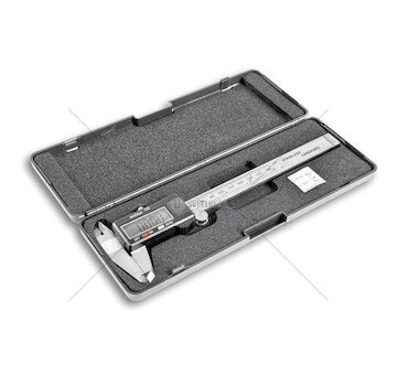 Měřítko posuvné digitální, posuvka, šuplera s hloubkoměrem, 0-150 mm MAR-POL