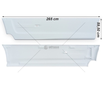 Mezinápravový panel proti podjetí DAF XF105 levá LAMIRO 55105-22EX