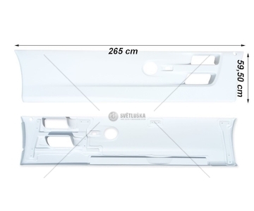 Mezinápravový panel proti podjetí DAF XF105 pravá LAMIRO 55105-24EX