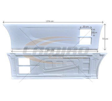 Mezinápravový panel proti podjetí IVECO STRALIS 13- LAMIRO 023958EX
