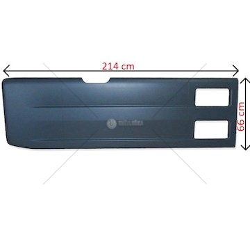 Mezinápravový panel proti podjetí MAN TGA XXL pravá LAMIRO 320-28