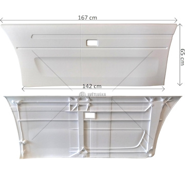 Mezinápravový panel proti podjetí SCANIA 6 pravá nízká LAMIRO 889-42EX